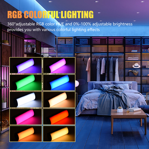 Andoer ไฟวิดีโอ LED ขนาดเล็ก W100RGB หรี่แสงได้2500K-9000K 20เอฟเฟกต์ไฟเติม RGB แบบชาร์จไฟได้ - Product Image 5