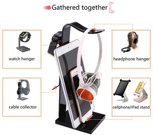 Acryl-Kopfhörerständer der Marke ZBH für stilvolle Headset-Halterung, Display-Tischhalterung für Kopfhörer, Modell H2020-00043 - Product Image 4