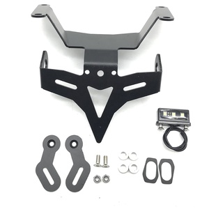 Soporte de matrícula de motocicleta, de acero inoxidable, para <span class=keywords><strong>HONDA</strong></span> <span class=keywords><strong>CB650R</strong></span>, CBR650R, 2019 +, venta directa de fábrica - Product Image 2