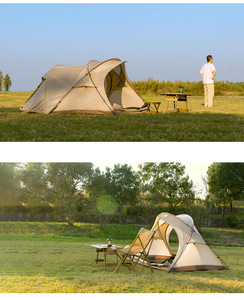 Tente kangourou extérieure <span class=keywords><strong>camping</strong></span> trekking rivière escargot portable tente étanche à <span class=keywords><strong>la</strong></span> pluie 2 personnes petite tente poivrière - Product Image 3