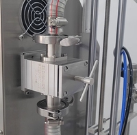 Machine de remplissage de liquides pneumatique semi-automatique pour applications chimiques, boissons, cosmétiques, alimentaires, haute précision