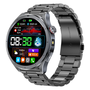 <span class=keywords><strong>Smartwatch</strong></span> AI ECG ET472 Unisex, Fitness Tracker <span class=keywords><strong>con</strong></span> Posizionamento, Monitoraggio Frequenza Cardiaca, Sonno e Fatica, Assistente AI, Impermeabile IP68 - Product Image 1