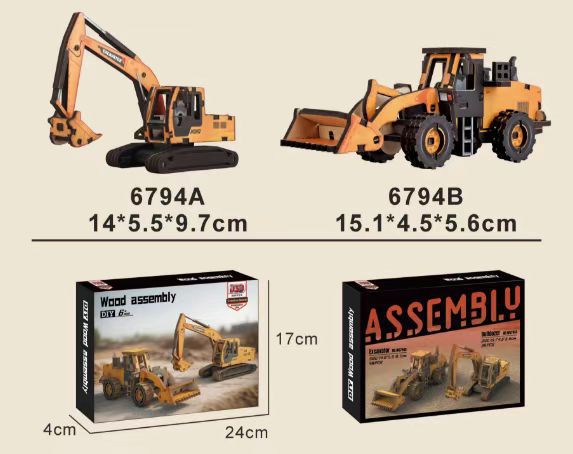 ชุดรถขุดและรถดันดิน