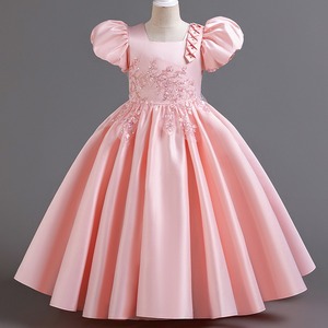 Vestidos <span class=keywords><strong>de</strong></span> Fiesta para Niñas, Vestido <span class=keywords><strong>de</strong></span> <span class=keywords><strong>Primera</strong></span> Comunión, Vestido <span class=keywords><strong>de</strong></span> Fiesta <span class=keywords><strong>de</strong></span> Boda para Niñas, Vestido Largo <span class=keywords><strong>de</strong></span> Encaje con Pétalos para Banquete - Product Image 1