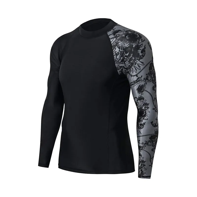 Tuỳ Chỉnh Nhanh Khô Cộng Với Kích Thước Rash Guard Với Non-slip Cao Su