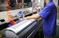 Precio barato de fábrica Fabricante de cortinas de aire 0,9 m 1M 1,2 m 1,5 m 1,8 m 2M Cortina de aire de flujo cruzado para puerta