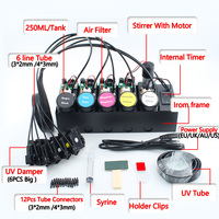 Sistem Tinta DTF UV L1800 Kontrol Timer Pengocok Tinta Dengan Peredam UV Kecil untuk Kit Konversi Printer UV Epson L805 L1800 L800