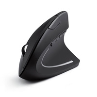 Souris optique sans fil, design ergonomique vertical, fonctionnement silencieux rechargeable, double mode USB, 6 boutons pour ordinateurs portables, bureaux
