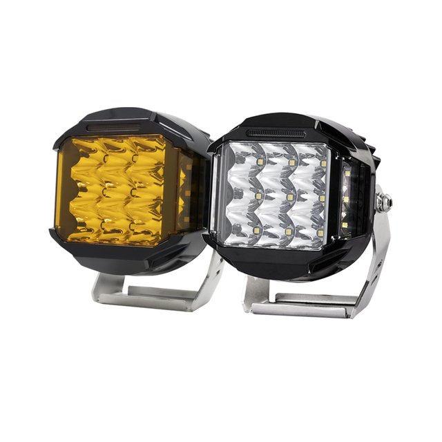 5 Inch 75W 7125 Lumen Super Bright Waterproof LED Offroad Spotlights Car Lights 4x4 12V 24V Side Shooter LED Driving Lights