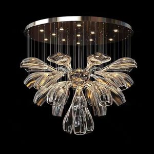 โคมไฟระย้าสไตล์ลอฟท์หรูหรามีศิลปะโคมไฟระย้าสำหรับห้องรับแขกโรงแรมล็อบบี้วิลล่าโคมไฟแขวนเพดาน - Product Image 5