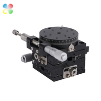 C&K Export XYR Multi 3 Axis 80mm JCXYR-80 Stage Manual Stage Micrometer Optical Alignment Table for Other Test Instruments