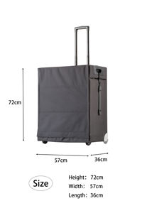 Valise à roulettes pour lunettes en acier 360 pièces, 2 roues fixes, technologie de traction brevetée, grande capacité, valise pour lunettes optiques - Product Image 4