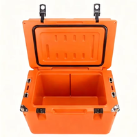 Glacière rotomoulée 35QT résistante à l'eau avec glacière isotherme robuste 7 jours et ouvre-bouteille pour le camping
