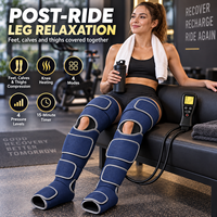 Système de récupération par compression d'air pour massage lymphatique des jambes, bottes de récupération à air pour les pieds, massage des jambes avec compression dynamique brevetée