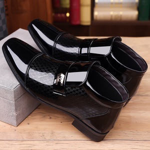 Chaussures habillées en cuir pour hommes, style Oxford, bottines à bout pointu, pour affaires et mariages, Zapatos De Hombre - Product Image 3