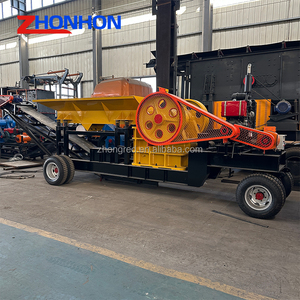 Linea di Produzione Frantumatore a Mascelle Zhonhon, Capacità 5-160 <span class=keywords><strong>T</strong></span>/h, <span class=keywords><strong>Dimensioni</strong></span> e Colore Personalizzabili, Motore AC per Settore Minerario e Edilizio - Product Image 2