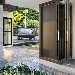 Puertas Plegables de Aluminio con Persianas, Puertas Plegables de Vidrio para Terrazas, Puertas Plegables Dobles - Product Image 4