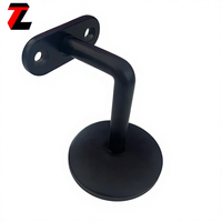 Support mural contemporain en acier inoxydable Tezen SS316 de qualité supérieure pour garde-corps en verre, usiné CNC, pour main courante d'escalier