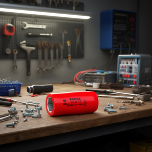 Knipex <b>Socket</b> Wrench 14mm 1000V Insulated For Hex <b>Screws</b> - Product Image 3