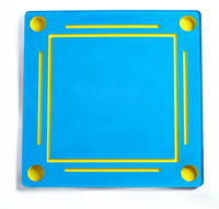 Plateau flottant en mousse EVA à 3 couches pour Mahjong, Domino et Poker, plateau de jeu imperméable avec porte-gobelets