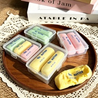 Mainan Fidget Batang Mentega Lembut Super Basah, Tekstur Renyah, Musik Pengurang Stres, Pemulihan Lambat, 8cm, Usia 5+