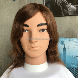Tête de mannequin pour hommes avec barbe en cheveux naturels - 100% cheveux humains, couleur et longueur de <span class=keywords><strong>la</strong></span> peau/couleur des cheveux personnalisables pour <span class=keywords><strong>la</strong></span> formation professionnelle des barbiers - Product Image 5