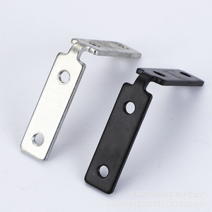 Support d'angle sans poignée en forme de L, support en acier à angle droit pour accessoires d'installation de portes et fenêtres - Product Image 2