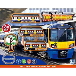 Pin hoạt động điện Metro tàu điện ngầm khe đồ chơi địa phương & tốc độ cao tàu điện ngầm với đầu máy âm thanh ánh sáng & đồ chơi âm nhạc - Product Image 3