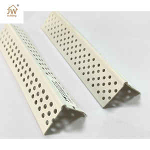 Perfil de plástico PVC para esquinas de yeso, para protección de ángulos de pared - Product Image 4