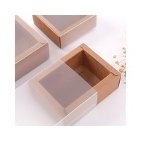Haute qualité personnalisé pliant Skincare chaussettes culottes boîte d'emballage en papier Kraft avec manchon de givre impression en relief en gros