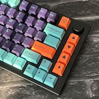 Custom Keycap Manufacturer Purple Night Keycaps Custom Language PBT Double Shot Cherry Profile Keycaps