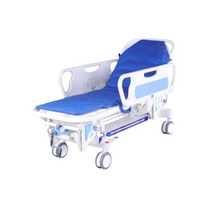 Cama de Hospital Lekang B1B2, Camilla Móvil de ABS para Emergencias y Gastroscopia con Cuatro Barandas y Respaldo Elevable - Product Image 1
