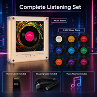 Cadre musical NFC créatif en acrylique, style Bluetooth, plaque de chanson personnalisée, décoration d'intérieur – Meilleures ventes