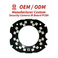 Placa PCB IR 3528 para Cámaras de Seguridad CCTV, Fabricante, Personalización OEM ODM, Infrarrojos 850nm 950nm, Panel de Visión Nocturna, Ensamblaje de PCB