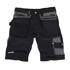 Scruffs Trade Shorts Negro 34 "W - Product Image 1