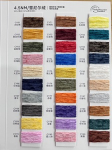 Filato ciniglia grosso certificato GRS, super morbido in poliestere, per lavorazione a maglia con le braccia, per coperte grandi, filato ecologico riciclato per artigianato - Product Image 6
