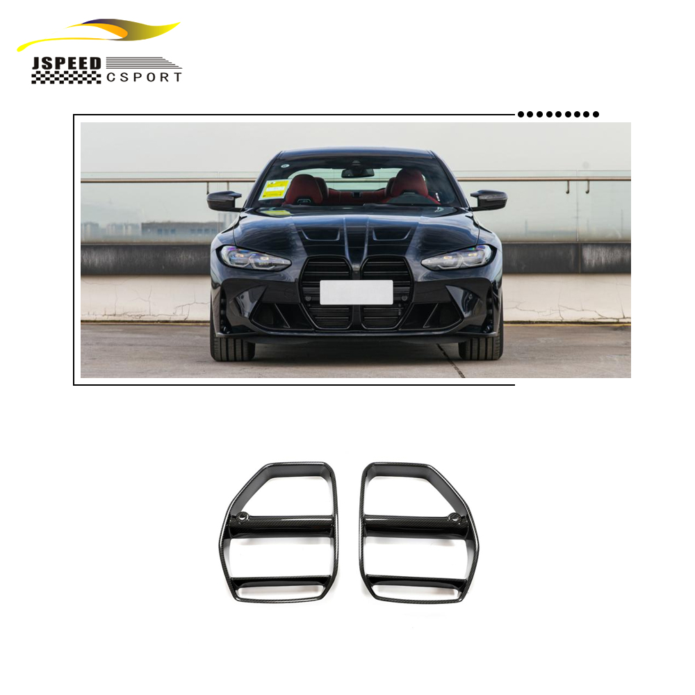 Передняя решетка радиатора Pre-preg из сухого углеродного волокна для BWM G80 M3 G82 G83 M4 2021-2022