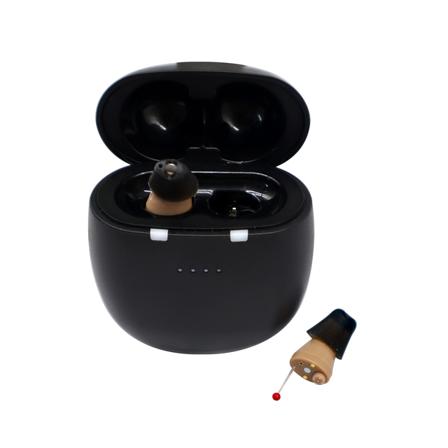 Manufacturer New Super Invisible Mini Rechargeable IIC Hearing Aids for Deaf Elderly 16 Noise Reduction Digital Processing