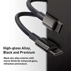 Cable USB C de <span class=keywords><strong>100W</strong></span> para iPhone 16 15, Cable de Carga Rápida PD para Macbook, Samsung, Xiaomi - Product Image 4