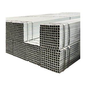 Poteaux de clôture en tube métallique carré 2x2 4x4 en acier galvanisé - Product Image 1