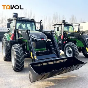 Çok fonksiyonlu agricolas 4wd çiftçi traktörleri kompakt tarım traktör küçük çiftlik tarım 4x4