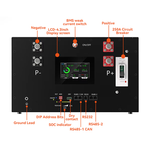 กล่องแบตเตอรี่ LiFePO4 48V DIY สำหรับ EU Stock 15kwh พร้อม JK V19 BMS 280Ah 300Ah กล่องแบตเตอรี่ Lifepo4 สำหรับเก็บพลังงานแสงอาทิตย์ภายในบ้าน - Product Image 5