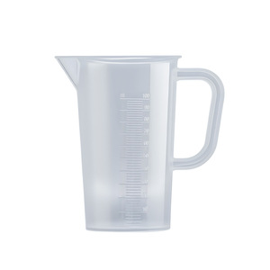 <b>Large</b>-capacity measuring <b>cup</b> with graduations, food-grade plastic measuring container, 1000ml/5000ml, lid, for commercial use, - Product Image 1