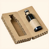 Gobelets en papier kraft écologiques et recyclables personnalisables, boîtes pliables, emballages en carton ondulé alvéolé