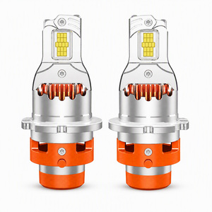 หลอดไฟหน้า LED แบบท่อทองแดงคู่ D2S D4S แบบเสียบปลั๊กโดยตรง อัพเกรดไฟหน้ารถยนต์ - Product Image 4