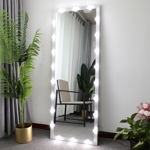 Montaje de pared de dormitorio Led grande de pie montado en la pared salón inteligente iluminado espejos de vidrio maquillaje <span class=keywords><strong>espejo</strong></span> de <span class=keywords><strong>cuerpo</strong></span> <span class=keywords><strong>completo</strong></span> - Product Image 3