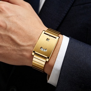 Orologio Unisex Minimalista <span class=keywords><strong>Vintage</strong></span> Retrò Unico Y2K con Cinturino Quadrato in Acciaio Inossidabile, Orologio da Uomo e Donna Impermeabile al Quarzo - Product Image 5
