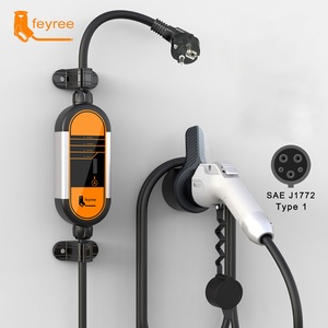 Chargeur de véhicule électrique portable 16A 3,5KW Type 1, courant réglable 10A-32A, prix raisonnable pour la recharge de véhicules électriques - Product Image 1
