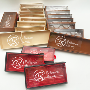 Kotak kemasan bulu mata magnetik cetak Logo kustom kotak bulu mata kardus - Product Image 1