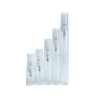Atomiseur de parfum portable rechargeable, petit flacon en verre avec pompe pulvérisatrice, 2 ml, 3 ml, 5 ml, 7 ml, 10 ml